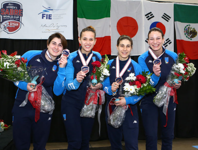 Coppa del mondo sciabola femminile, sul podio la salernitana Rossella Gregorio