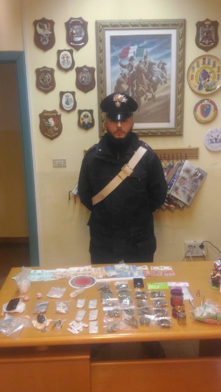 Pontecagnano, arrestato 32enne per detenzione ai fini di spaccio di sostanze stupefacenti