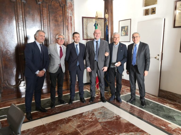 Salerno, incontro tra il Presidente Strianese ed i colleghi di UPI Campania