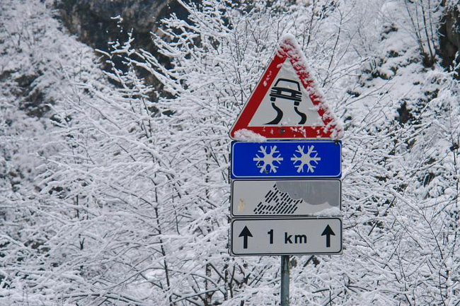 Regione Campania, allerta meteo: calo delle temperature, possibili nevicate e gelate