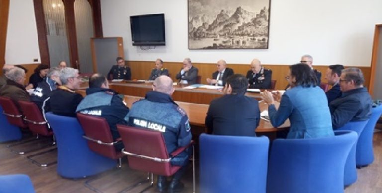 Salerno, sesta riunione del Comitato provinciale per l’ordine e la sicurezza