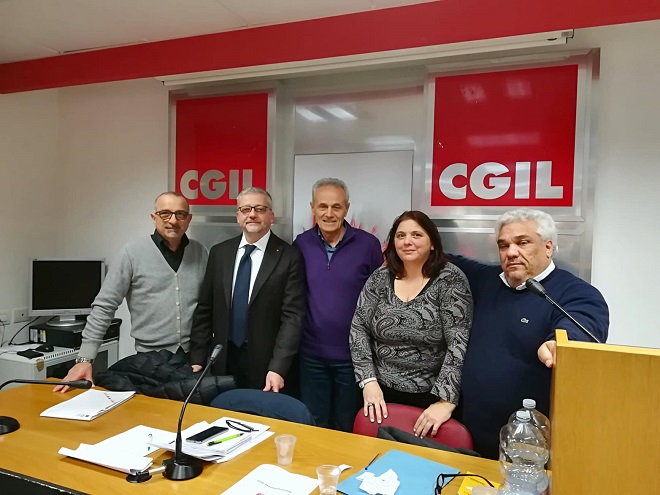 Salerno, eletta la segreteria generale della Cgil: confermato Adinolfi