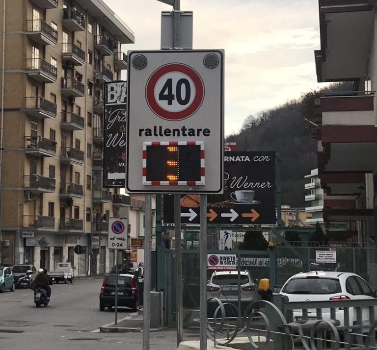 Installazione rilevatori di velocità in via Wenner tra Fratte e Pellezzano