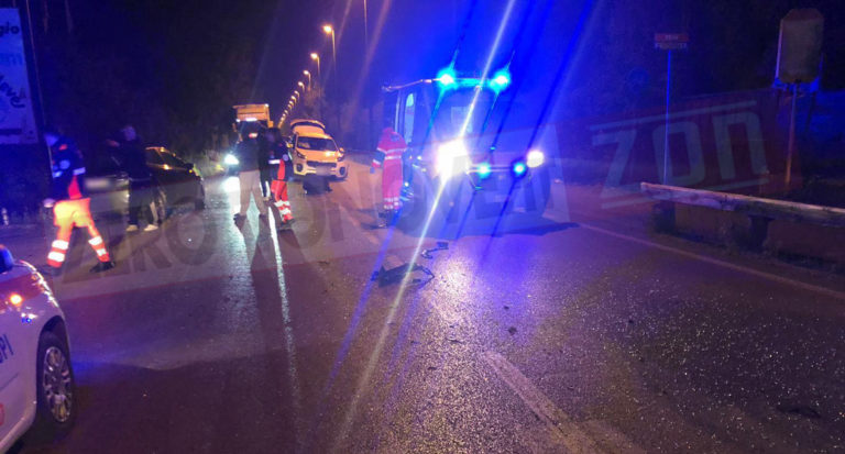 Incidente lungo la litoranea tra Pontecagnano e Battipaglia: due feriti