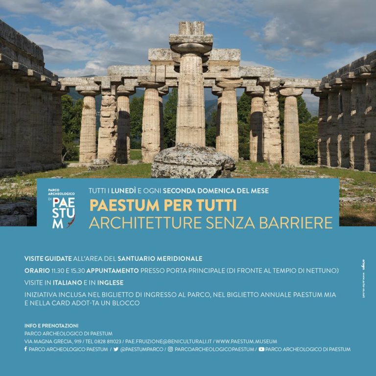 Parco Archeologico di Paestum nel progetto Emozionabile