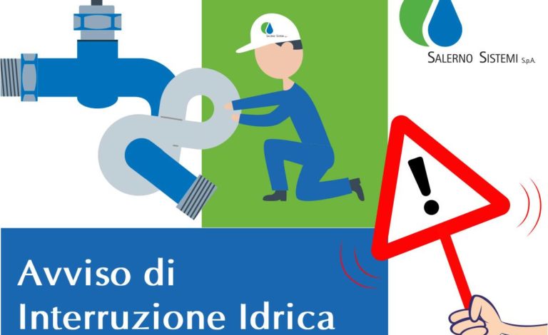 Salerno: martedì 19 marzo sospensione idrica in via San Nicola del Pumbolo