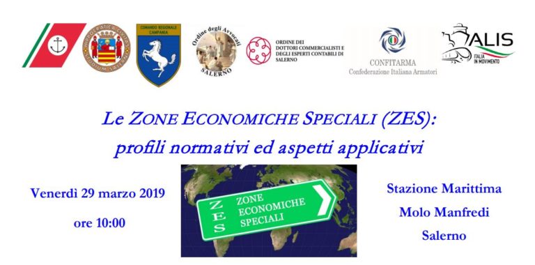 A Salerno, una giornata di studio sulle Zone Economiche Speciali