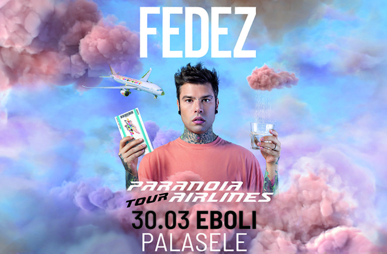 Fedez, domani al Palasele “atterra” Paranoia Airlines