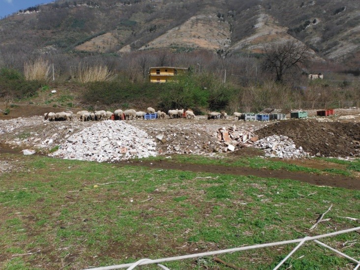 Bracigliano, smaltimento illecito di rifiuti su area di proprietà del Comune