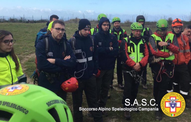 Famiglia dispersa a Ischia, esercitazione di PC di ricerca dispersi