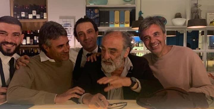 Alessandro Haber a Salerno: immortalato in un noto ristorante