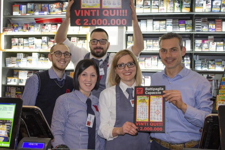 Battipaglia, vincita al Gratta e Vinci da 2 milioni di euro al bar Mazzini