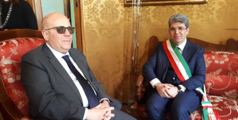 Il Prefetto di Salerno, Francesco Russo, in visita a Cava de’ Tirreni