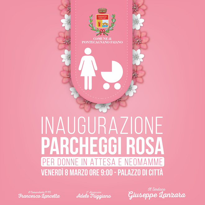 Pontecagnano Faiano, i parcheggi rosa arrivano