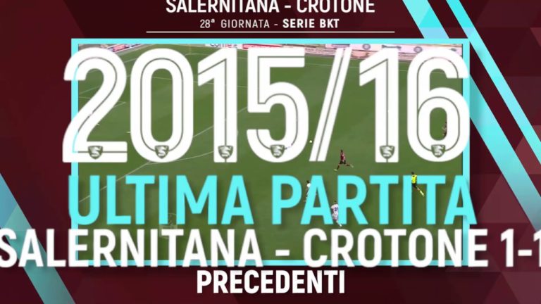 Salernitana-Crotone, i precedenti del match: granata favoriti dallle statistiche