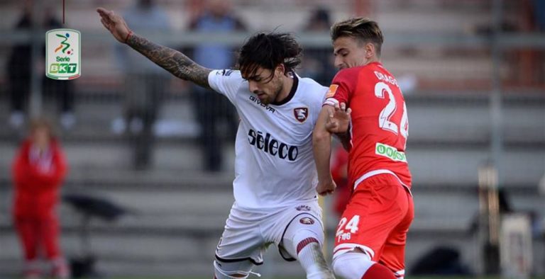 La Salernitana cade a Perugia: granata fuori dalla zona play-off