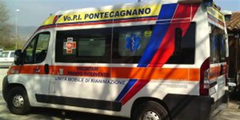 Incidente a Giffoni Valle Piana, centauro finisce in ospedale