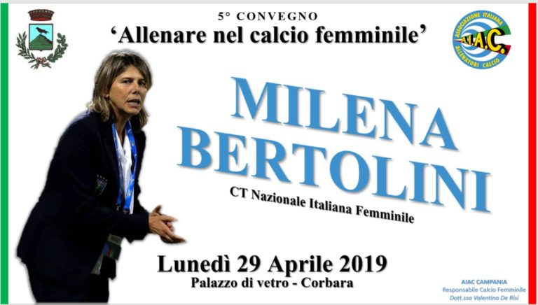 Allenare nel Calcio Femminile: il convegno a Corbara con Milena Bertolini