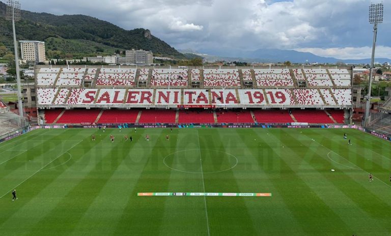 Salernitana, contenimento Coronavirus: ecco le partite a porte chiuse