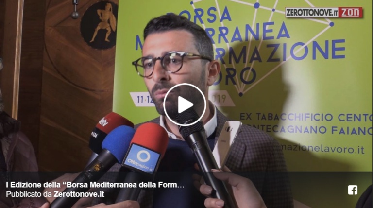 Pontecagnano presenta la Borsa Mediterranea della Formazione e del Lavoro