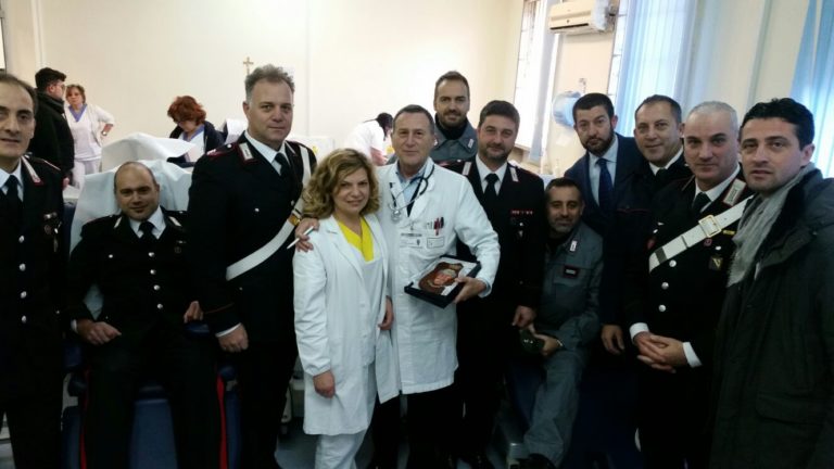 Salerno, le Forze Armate unite per la donazione di sangue al Ruggi