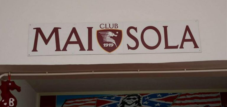 Salernitana, l’appuntamento del club Mai Sola per il centenario