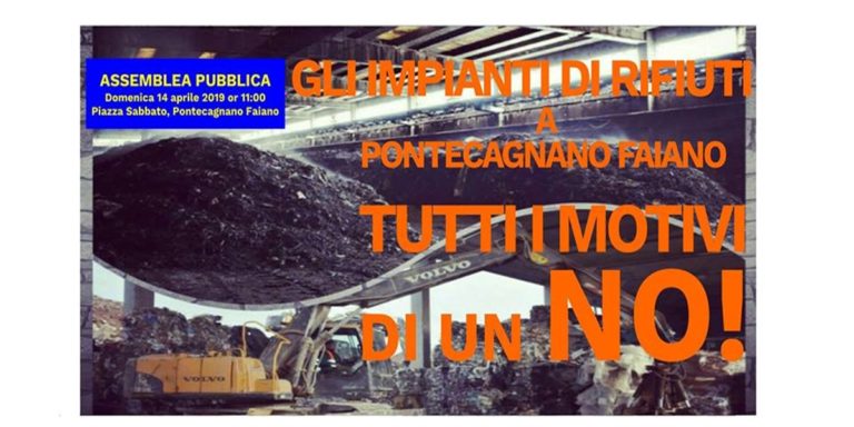 Pontecagnano: i cittadini dicono “no” agli impianti per i rifiuti