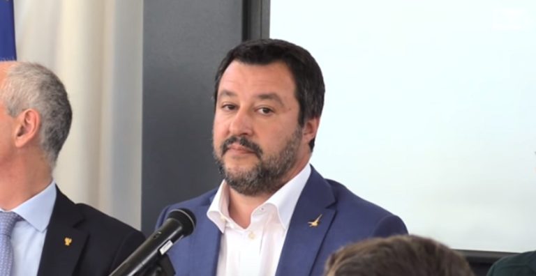 Battipaglia, Salvini: ”no mascherina con 40°”. Le dichiarazioni per le elezioni