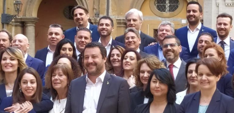 Matteo Salvini fa tappa a Salerno in vista delle Europee 2019