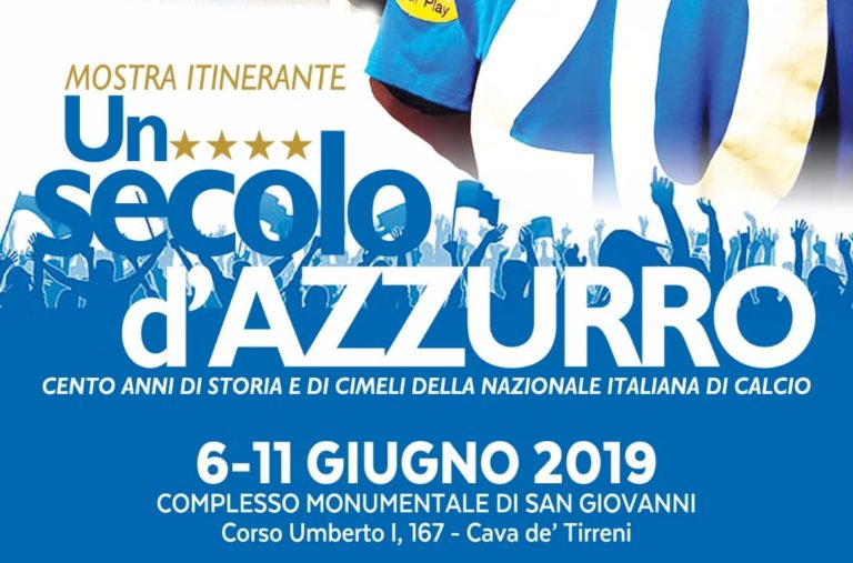 Cava, dal 6 all’11 giugno la mostra sulla Storia della Nazionale di calcio