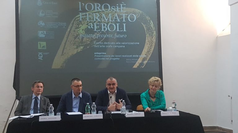 “L’oro si è Fermato a Eboli”, l’artigianato è l’archeologia del futuro