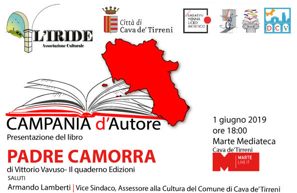 Padre Camorra: a Cava la presentazione del romanzo d’esordio di Vittorio Vavuso