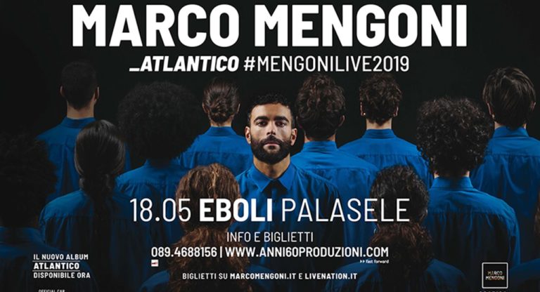 Eboli, al PalaSele lo spettacolo oceanico di Marco Mengoni