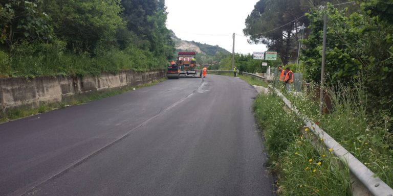 Lavori di messa in sicurezza viaria a Battipaglia, Controne e Tramonti