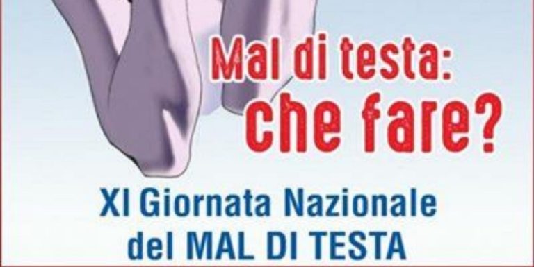 XI Giornata Nazionale del Mal di Testa: l’incontro al P.O. di Eboli