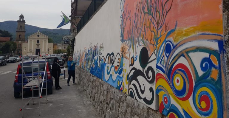 Murales a Castel San Giorgio: i muri diventano tele d’artista