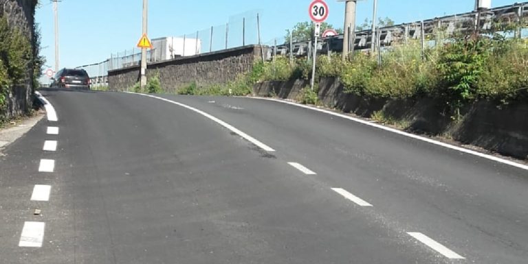 Ultimati i lavori a Pagani sulla Strada Provinciale 281