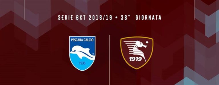 Pescara-Salernitana 2-0, l’incubo diventa realtà: granata condannati ai play-out