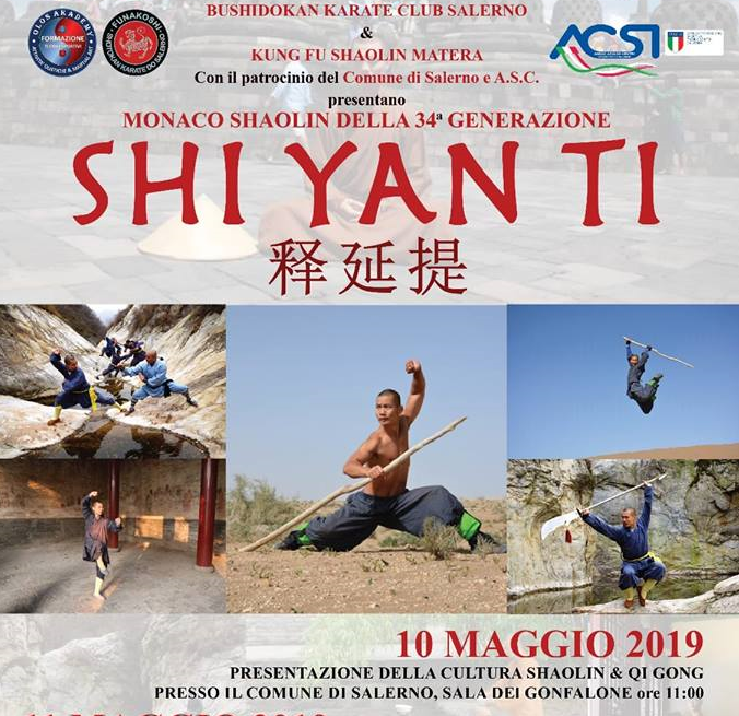 Shaolin, incontro fra Oriente ed Occidente al Comune