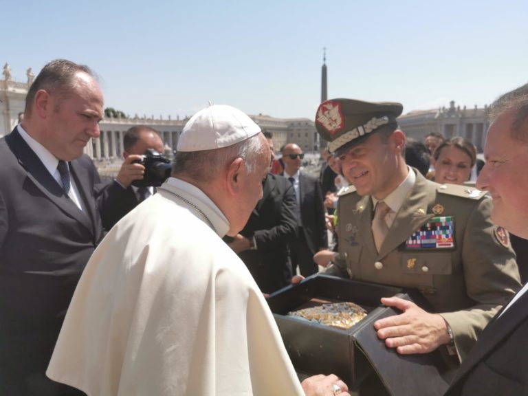 Salerno, Il Papa ringrazia la Brigata “Garibaldi”