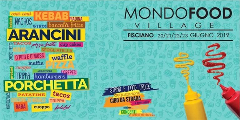 Nasce Mondo Food Village, a Lancusi dal 20 al 23 giugno