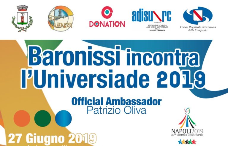 Baronissi incontra l’Universiade 2019: l’evento organizzato dal Forum dei Giovani