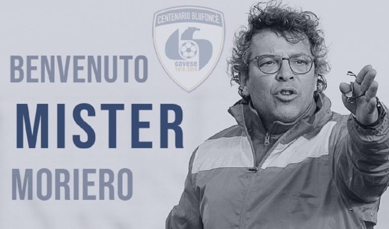 Cavese, ufficiale l’ingaggio di Francesco Moriero in panchina