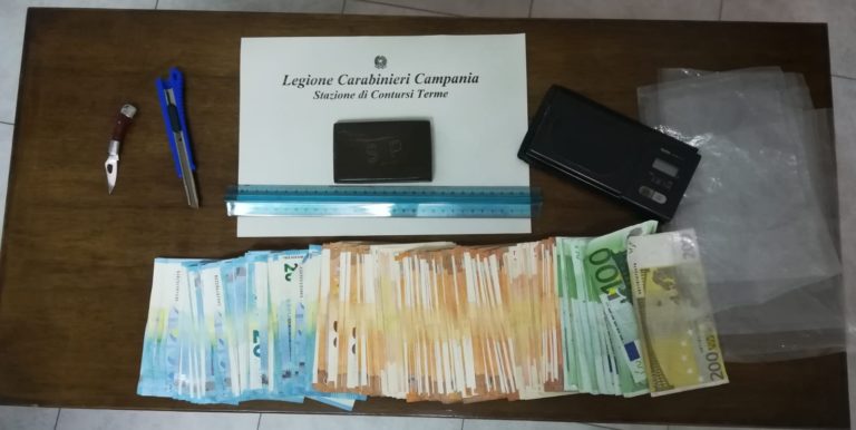 Contursi Terme, 40enne in manette per detenzione e spaccio di droga