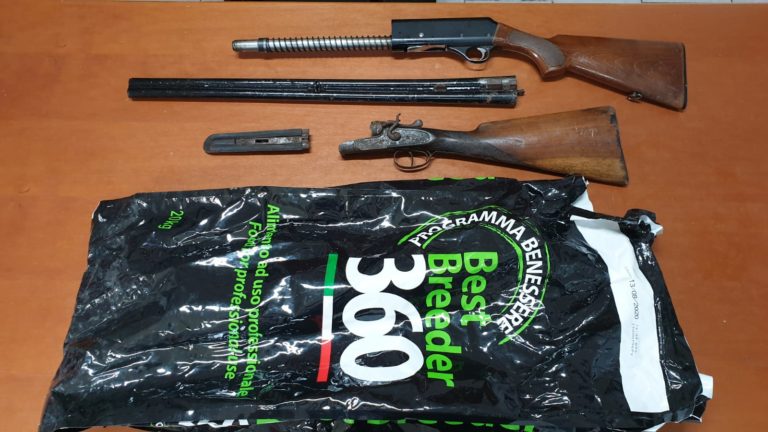 Montecorvino Rovella, sequestrate armi da fuoco: nei guai Guardia volontaria venatoria