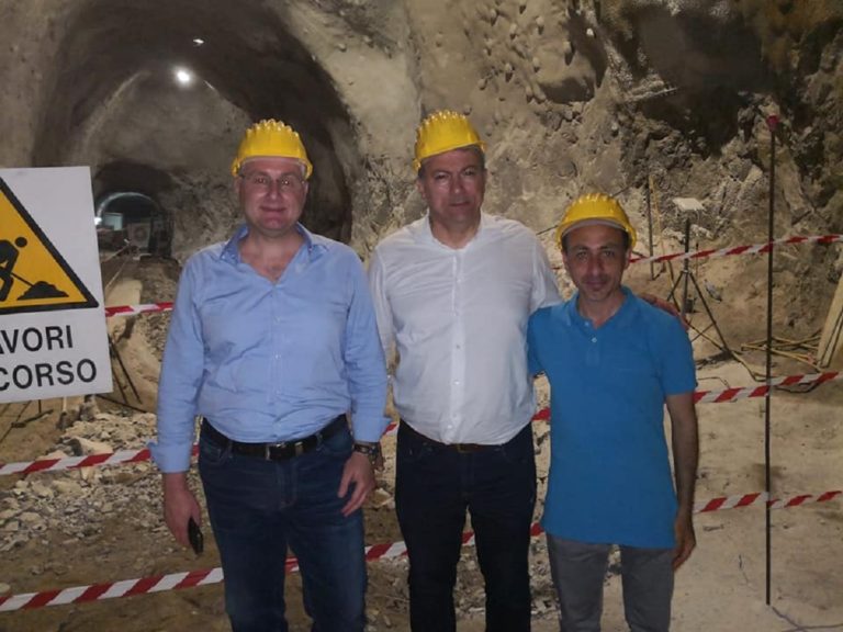 Costiera Amalfitana. Il Presidente Strianese visita i cantieri del Grande Progetto