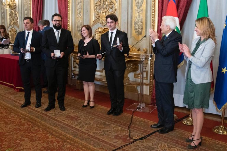 Quartetto Felix riceve premio dal presidente Mattarella