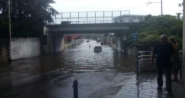 Maltempo a Mercato San Severino: disagi e allagamenti in città