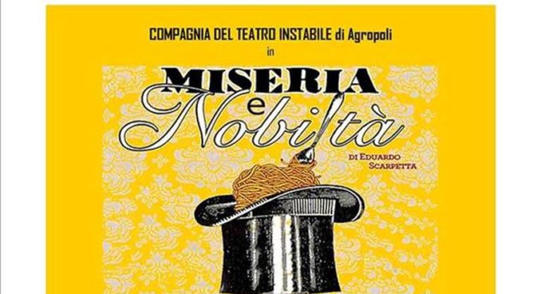 San Marco di Castellabate, teatro in piazza con “Miseria e Nobiltà”