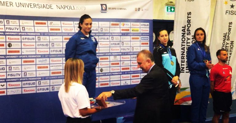 Universiade: Lentini, felicità ed emozione per prima medaglia d’oro a Salerno